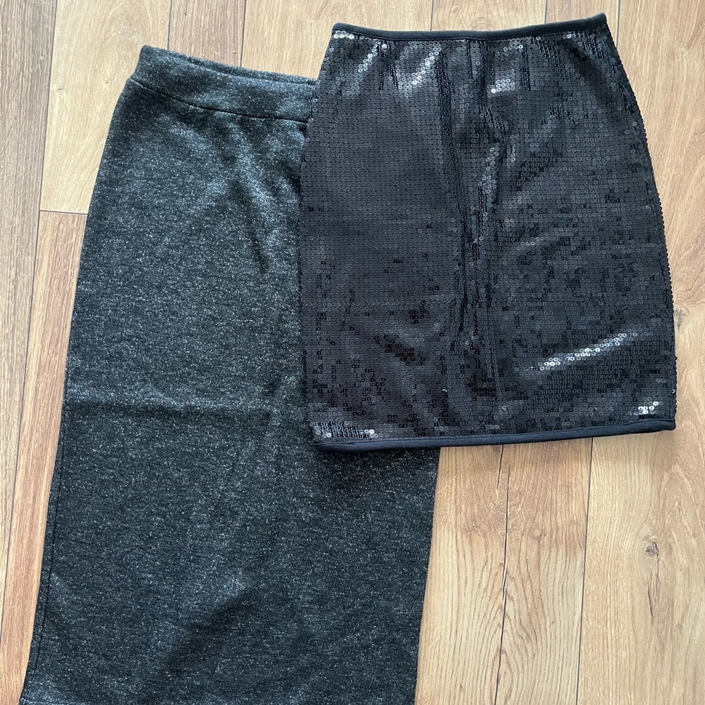 Cheap Monday Sequin & Aritzia Wilfred  Pencil Sparkle Skirt Set XS/XXS